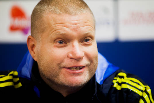 Sveriges tränare Tomas Turesson