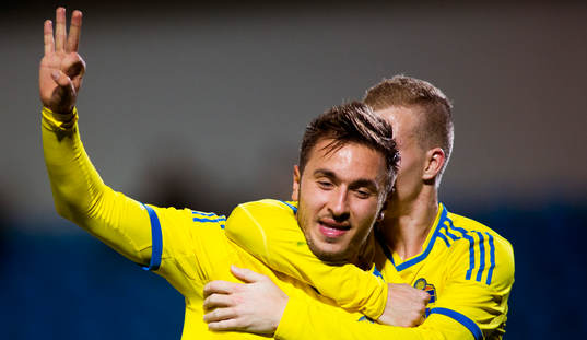 Sveriges Muamer Tankovic jublar