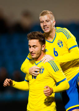 Sveriges Muamer Tankovic jublar