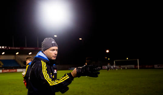 Sveriges tränare Tomas Turesson