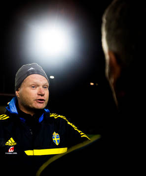Sveriges tränare Tomas Turesson