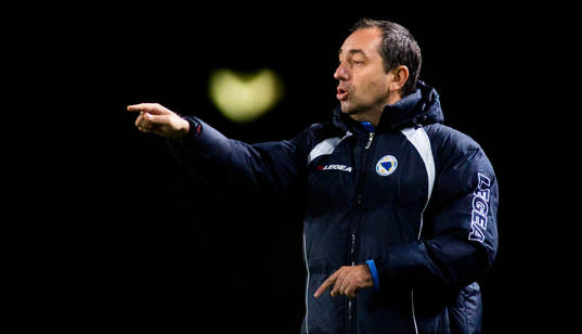 Bosnien-Hercegovinas tränare Karacic Toni