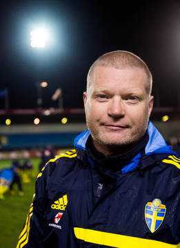 Sveriges tränare Tomas Turesson