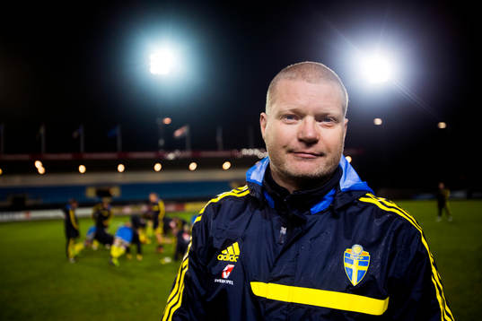 Sveriges tränare Tomas Turesson