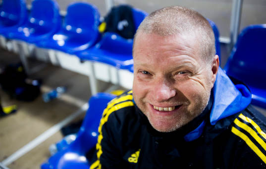 Sveriges tränare Tomas Turesson