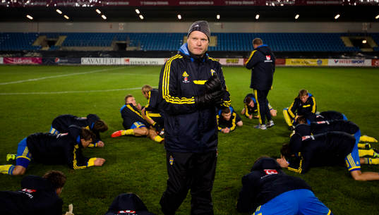 Sveriges tränare Tomas Turesson