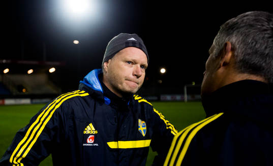 Sveriges tränare Tomas Turesson