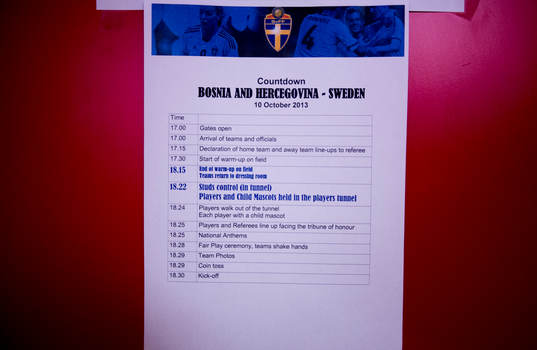 Bilder bakom kulisserna från P18s EM-kvalet