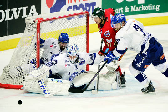 Frölundas Nicklas Lasu och Leksands Johan Svedberg
