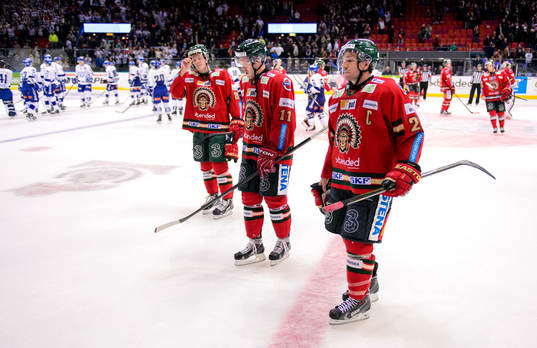 Frölundas Gustav Rydahl, Magnus Kahnberg och Joel