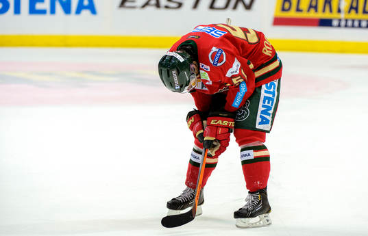 Frölundas Mats Rosseli Olsen deppar