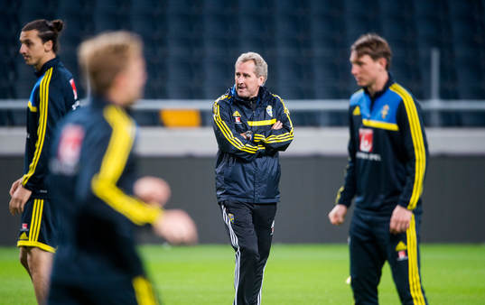 Förbundskaptenen Erik Hamrén