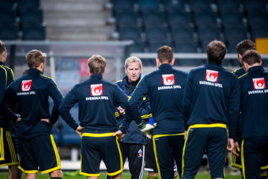 Förbundskaptenen Erik Hamrén