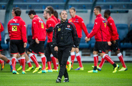 Förbundskaptenen Marcel Koller