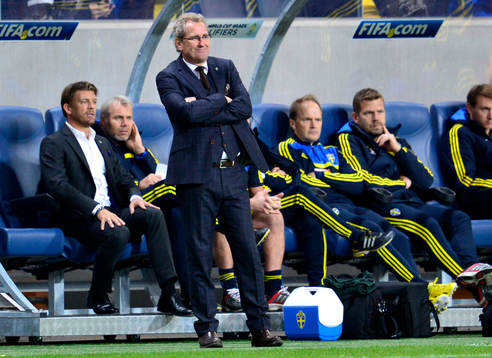 Sveriges förbundskapten Erik Hamrén