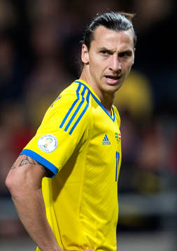 Sveriges Zlatan Ibrahimovic