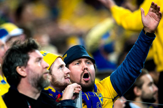 En svensk supporter