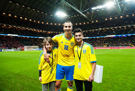 Sveriges  Zlatan Ibrahimovic