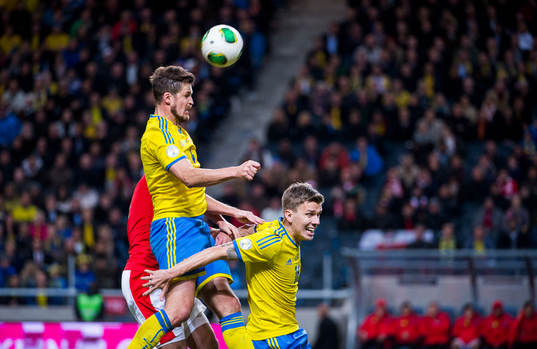 Sveriges Per Nilsson och Pontus Wernbloom