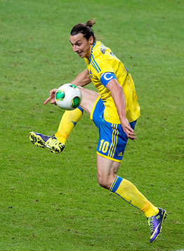 Sveriges Zlatan Ibrahimovic