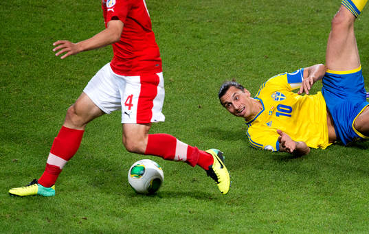 Sveriges Zlatan Ibrahimovic