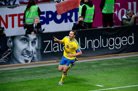 Sveriges Zlatan Ibrahimovic
