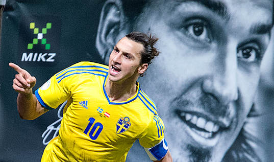 Sveriges Zlatan Ibrahimovic