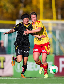 Kopparbergs Göteborgs Catrine Johansson och Tyresös