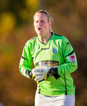 Kopparbergs Göteborgs målvakt Kristin Hammarström