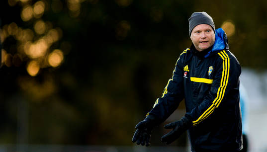 Sveriges tränare Tomas Turesson