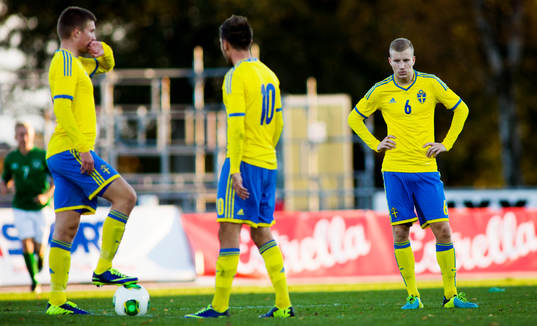 Sveriges Simon Gustafson deppar