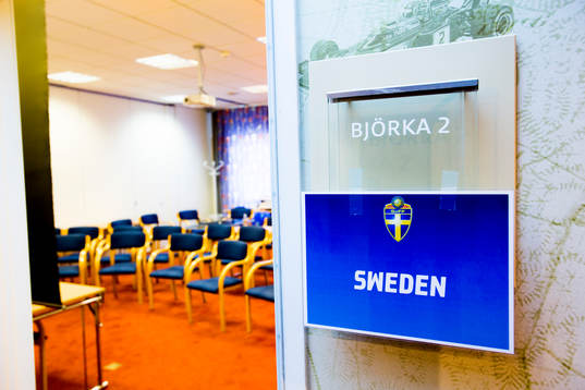 Bilder bakom kulisserna från P18s EM-kvalet