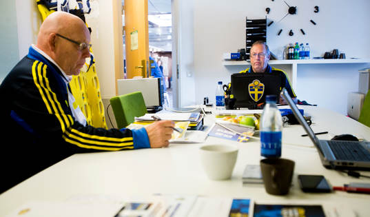 Bilder bakom kulisserna från P18s EM-kvalet