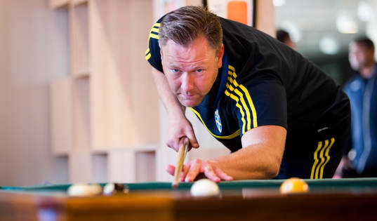 Bilder bakom kulisserna från P18s EM-kvalet