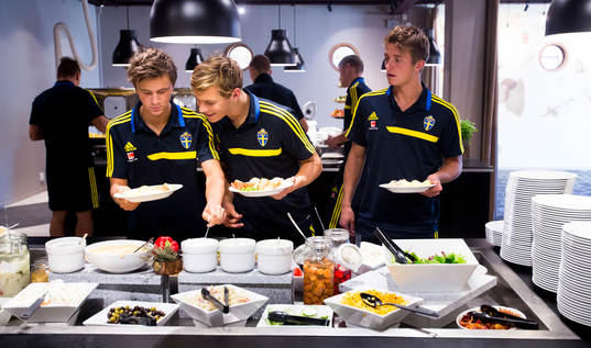 Bilder bakom kulisserna från P18s EM-kvalet