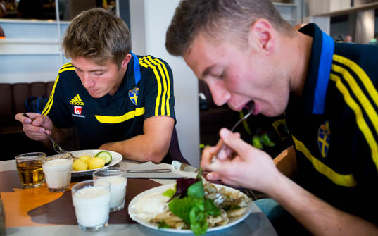 Bilder bakom kulisserna från P18s EM-kvalet