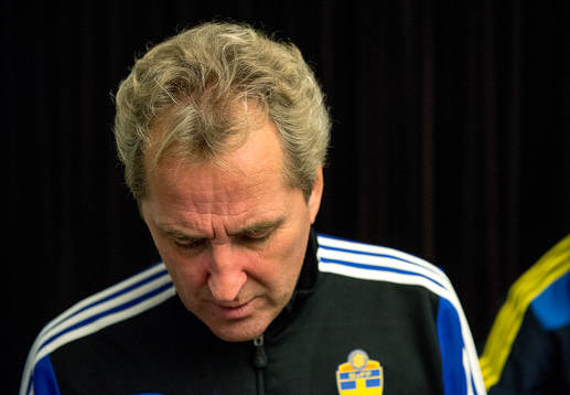 Sveriges förbundskapten Erik Hamrén