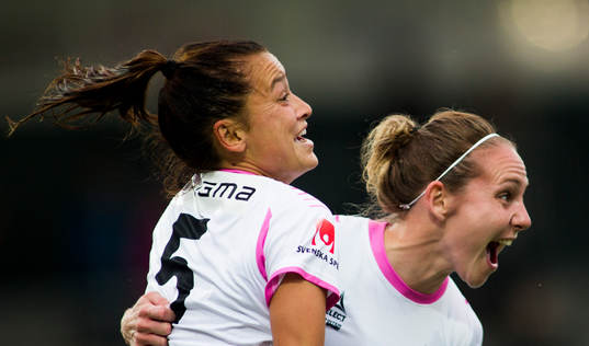 LdB Malmös Manon Melis jublar