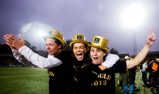 LdB Malmös Lina Nilsson, Yoreli Rincón och Manon Melis