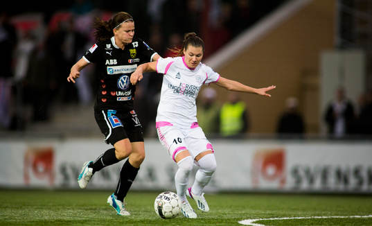 LdB Malmös Ramona Bachmann och Umeås Jasmin Nejati