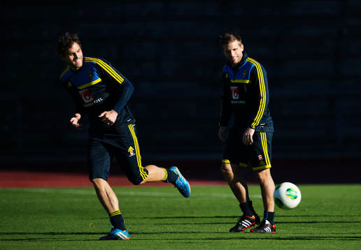 Johan Elmander och Anders Svensson