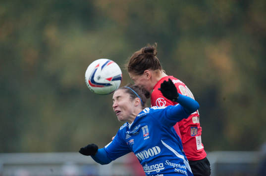 Kristianstads Mia Carlsson nickduellerari matchen i