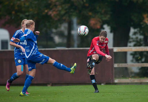 Kristianstads Mia Carlsson i matchen i damallsvenskan