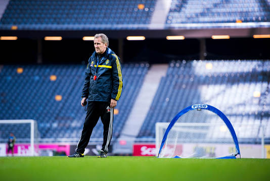 Förbundskaptenen Erik Hamrén