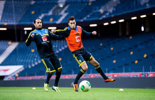 Erkan Zengin och Jimmy Durmaz