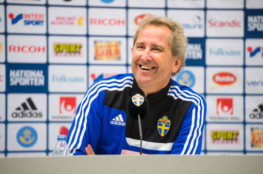 Sveriges förbundskapten Erik Hamrén