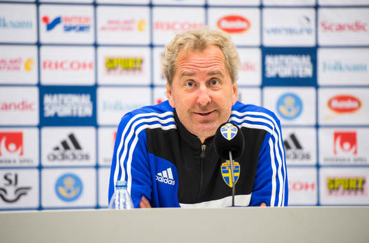 Sveriges förbundskapten Erik Hamrén