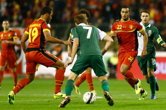 Brussel - Belgie - Wales ,  Voetbal , WK kwalificatie ,