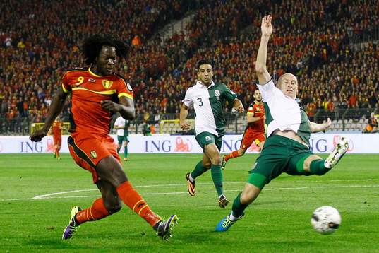 Brussel - Belgie - Wales ,  Voetbal , WK kwalificatie ,