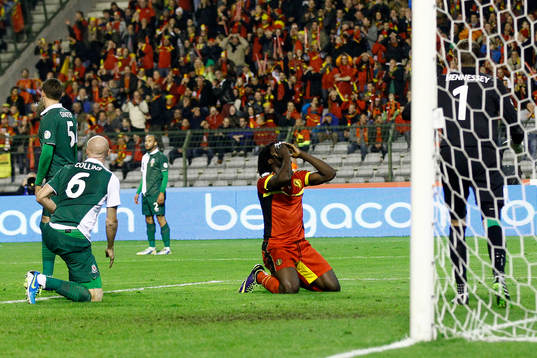 Brussel - Belgie - Wales ,  Voetbal , WK kwalificatie ,